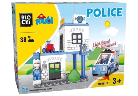 Klocki Blocki Mubi Posterunek Policji MU6611B Klocki Blocki Mubi Posterunek Policji MU6611B