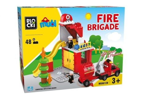 Klocki Blocki Mubi Straż Pożarna MU6612B Klocki Blocki Mubi Straż Pożarna MU6612B