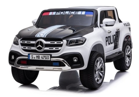 Auto na Akumulator XMX606 Policyjne Białe Auto na Akumulator XMX606 Policyjne Białe
