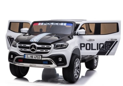 Auto na Akumulator XMX606 Policyjne Białe Auto na Akumulator XMX606 Policyjne Białe