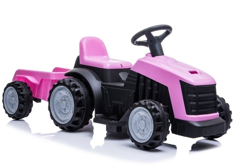 Traktor na Akumulator TR1908T Różowy Traktor na Akumulator TR1908T Różowy