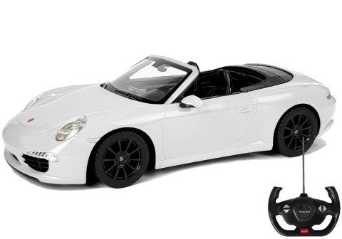 Auto R/C Porsche 911 Carrera S Rastar 1:12 Białe Auto R/C Porsche 911 Carrera S Rastar 1:12 Białe