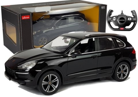 Auto R/C Porsche Cayenne Turbo Rastar 1:14 Czarne na Pilota Auto R/C Porsche Cayenne Turbo Rastar 1:14 Czarne na Pilota