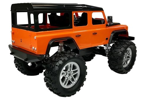 Auto Zdalnie Sterowane Land Rover Defender R/C Pomarańczowe 1:14 Auto Zdalnie Sterowane Land Rover Defender R/C Pomarańczowe 1:14
