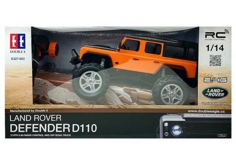 Auto Zdalnie Sterowane Land Rover Defender R/C Pomarańczowe 1:14 Auto Zdalnie Sterowane Land Rover Defender R/C Pomarańczowe 1:14