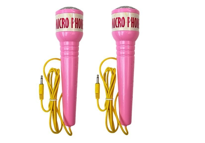 Mikrofon Zestaw Karaoke Różowy Statyw Telefon Mikrofon Zestaw Karaoke Różowy Statyw Telefon