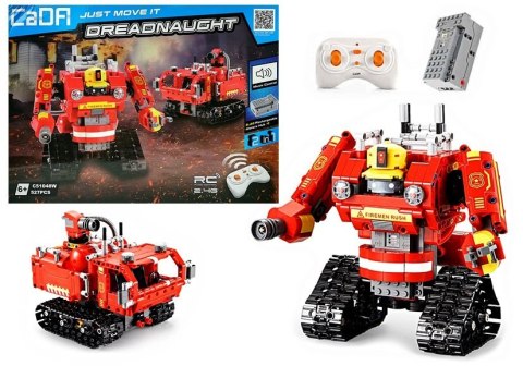 Robot z Klocków R/C 2.4G 527 elementów Czerwony Robot z Klocków R/C 2.4G 527 elementów Czerwony