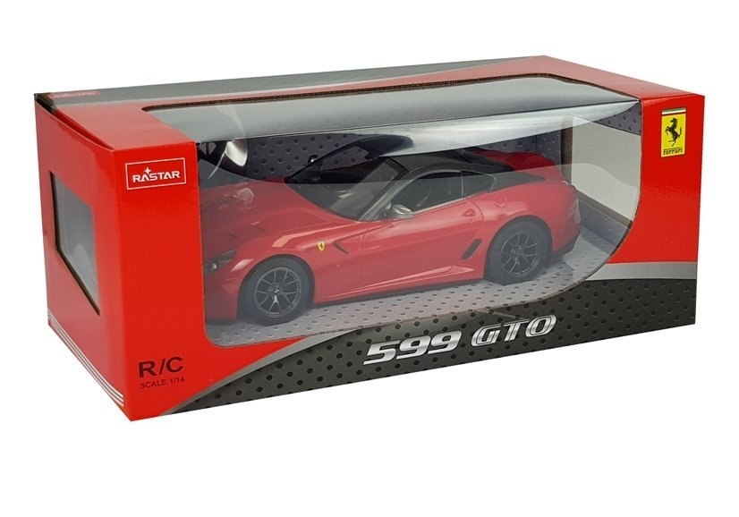 Auto R/C Ferrari 599 GTO Rastar 1:14 Czerwone na Pilota Auto R/C Ferrari 599 GTO Rastar 1:14 Czerwone na Pilota