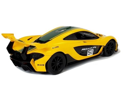 Auto R/C McLaren P1 GTR Rastar 1:14 Żółte na pilota Auto R/C McLaren P1 GTR Rastar 1:14 Żółte na pilota
