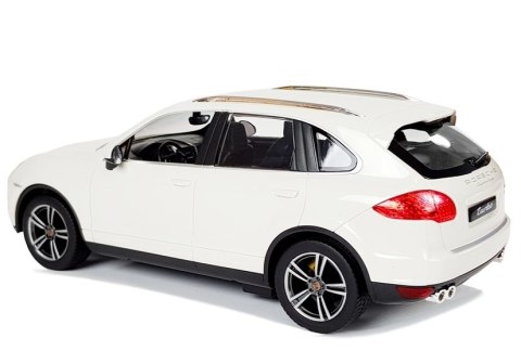 Auto R/C Porsche Cayenne Rastar 1:14 Białe na pilota Auto R/C Porsche Cayenne Rastar 1:14 Białe na pilota