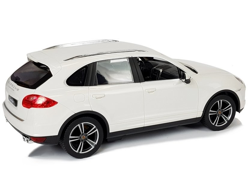Auto R/C Porsche Cayenne Rastar 1:14 Białe na pilota Auto R/C Porsche Cayenne Rastar 1:14 Białe na pilota