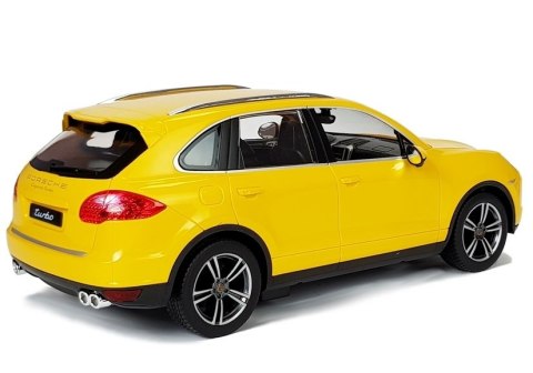 Auto R/C Porsche Cayenne Rastar 1:14 Żółte na pilota Auto R/C Porsche Cayenne Rastar 1:14 Żółte na pilota