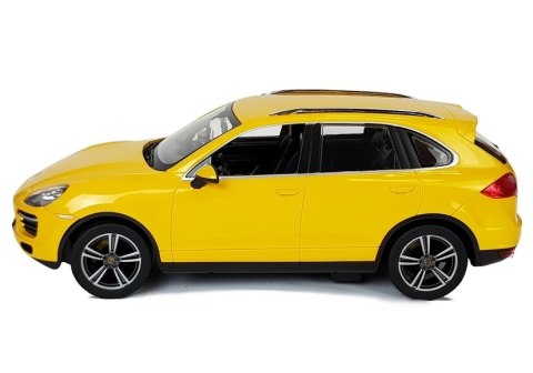Auto R/C Porsche Cayenne Rastar 1:14 Żółte na pilota Auto R/C Porsche Cayenne Rastar 1:14 Żółte na pilota