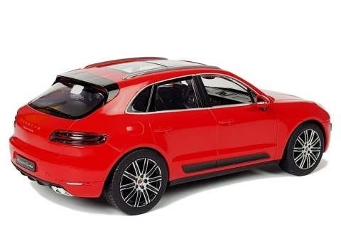 Auto R/C Porsche Macan Turbo Rastar 1:14 Czerwone na pilota Auto R/C Porsche Macan Turbo Rastar 1:14 Czerwone na pilota