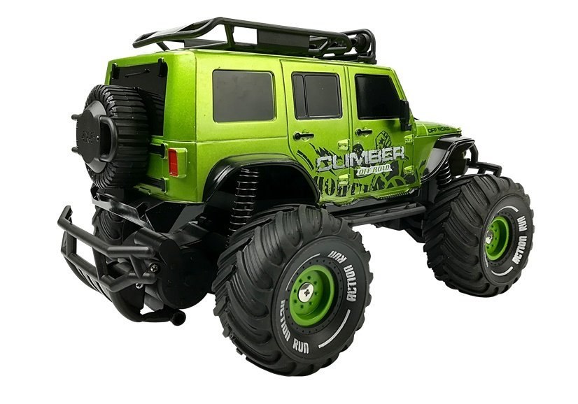 Auto Zdalnie Sterowane R/C Jeep Zielony 2.4G Auto Zdalnie Sterowane R/C Jeep Zielony 2.4G