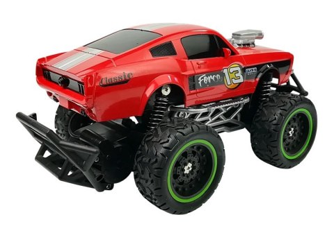 Auto Zdalnie Sterowane R/C Wysokie Koła Czerwone Auto Zdalnie Sterowane R/C Wysokie Koła Czerwone