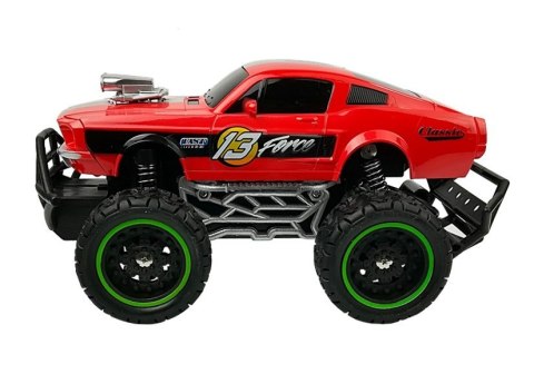 Auto Zdalnie Sterowane R/C Wysokie Koła Czerwone Auto Zdalnie Sterowane R/C Wysokie Koła Czerwone