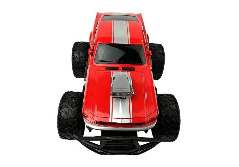 Auto Zdalnie Sterowane R/C Wysokie Koła Czerwone Auto Zdalnie Sterowane R/C Wysokie Koła Czerwone