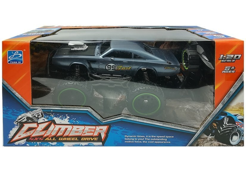 Auto Zdalnie Sterowane R/C Wysokie Koła Granatowe Auto Zdalnie Sterowane R/C Wysokie Koła Granatowe