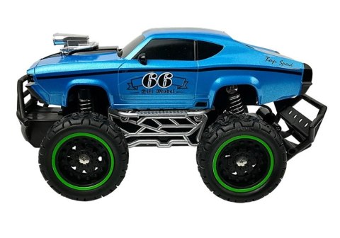 Auto Zdalnie Sterowane R/C Wysokie Koła Niebieskie Auto Zdalnie Sterowane R/C Wysokie Koła Niebieskie