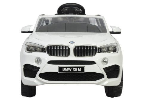 Auto na akumulator BMW X5 M Białe Auto na akumulator BMW X5 M Białe