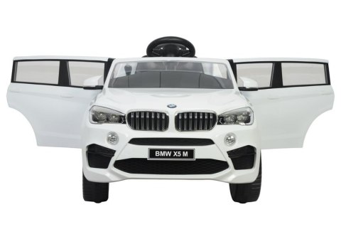 Auto na akumulator BMW X5 M Białe Auto na akumulator BMW X5 M Białe