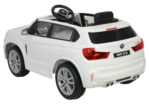 Auto na akumulator BMW X5 M Białe Auto na akumulator BMW X5 M Białe