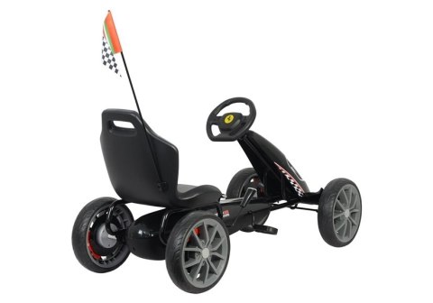Gokart na Pedały Ferrari Czarny Gokart na Pedały Ferrari Czarny