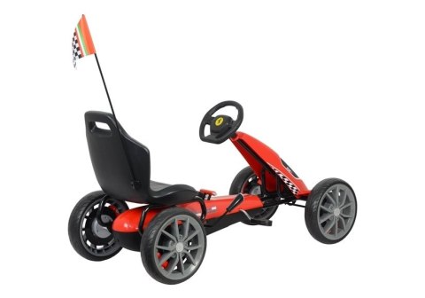 Gokart na Pedały Ferrari Czerwony Gokart na Pedały Ferrari Czerwony