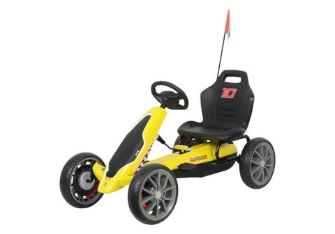 Gokart na Pedały Ferrari Żółty Gokart na Pedały Ferrari Żółty