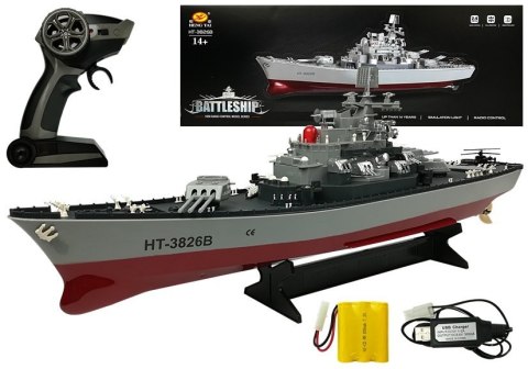 Statek Krążownik Zdalnie Sterowany R/C 1:250 2.4G Statek Krążownik Zdalnie Sterowany R/C 1:250 2.4G