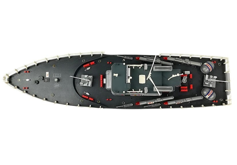 Statek Kuter Torpedowy Zdalnie Sterowany R/C 1:115 2.4G Niebieski Statek Kuter Torpedowy Zdalnie Sterowany R/C 1:115 2.4G Niebieski