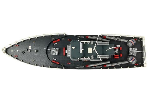 Statek Kuter Torpedowy Zdalnie Sterowany R/C 1:115 2.4G Niebieski Statek Kuter Torpedowy Zdalnie Sterowany R/C 1:115 2.4G Niebieski