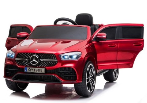 Auto na Akumulator Mercedes GLE450 QY1988 Czerwony Lakier Auto na Akumulator Mercedes GLE450 QY1988 Czerwony Lakier
