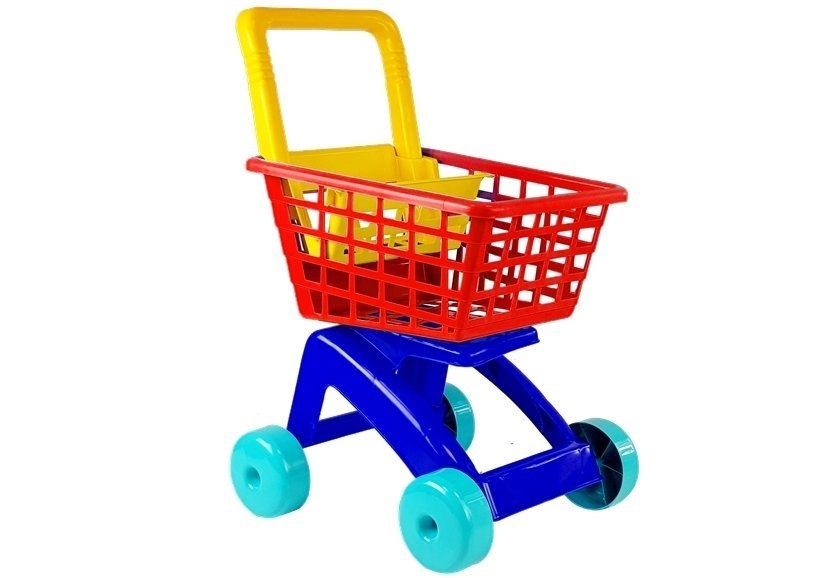 Duży Wózek marketowy sklepowy Koszyk na zakupy 5022 Duży Wózek marketowy sklepowy Koszyk na zakupy 5022