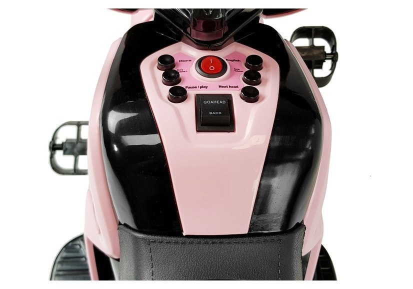 Motor Akumulatorowy na pedały HL-108 Różowy Motor Akumulatorowy na pedały HL-108 Różowy