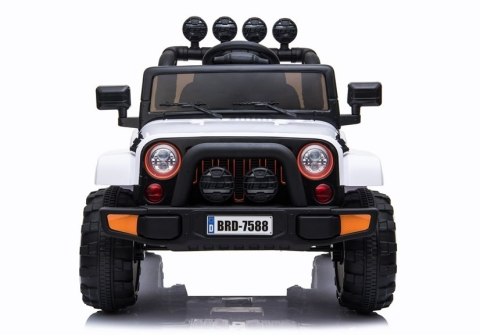 Auto na Akumulator Jeep BRD-7588 4x4 Biały Auto na Akumulator Jeep BRD-7588 4x4 Biały