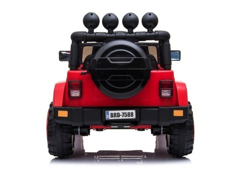 Auto na Akumulator Jeep BRD-7588 4x4 Czerwony Auto na Akumulator Jeep BRD-7588 4x4 Czerwony