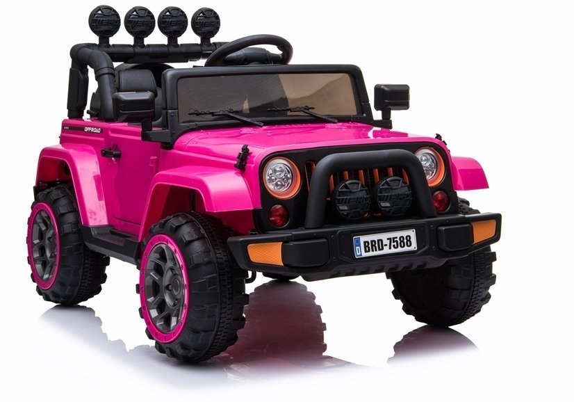 Auto na Akumulator Jeep BRD-7588 4x4 Różowy Auto na Akumulator Jeep BRD-7588 4x4 Różowy