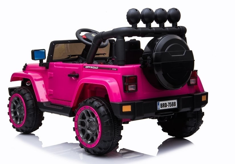 Auto na Akumulator Jeep BRD-7588 4x4 Różowy Auto na Akumulator Jeep BRD-7588 4x4 Różowy