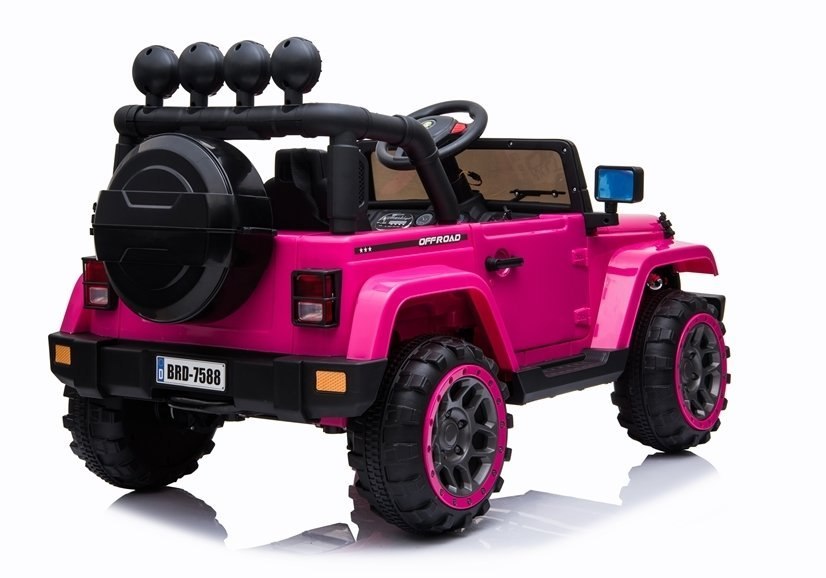 Auto na Akumulator Jeep BRD-7588 4x4 Różowy Auto na Akumulator Jeep BRD-7588 4x4 Różowy