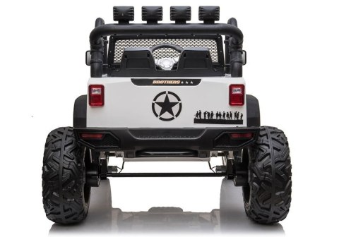 Auto na akumulator Jeep JC666 Biały Auto na akumulator Jeep JC666 Biały