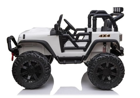 Auto na akumulator Jeep JC666 Biały Auto na akumulator Jeep JC666 Biały