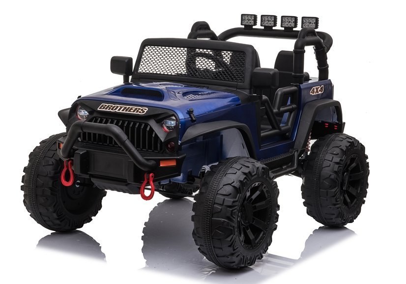 Auto na akumulator Jeep JC666 Niebieski Lakierowany Auto na akumulator Jeep JC666 Niebieski Lakierowany