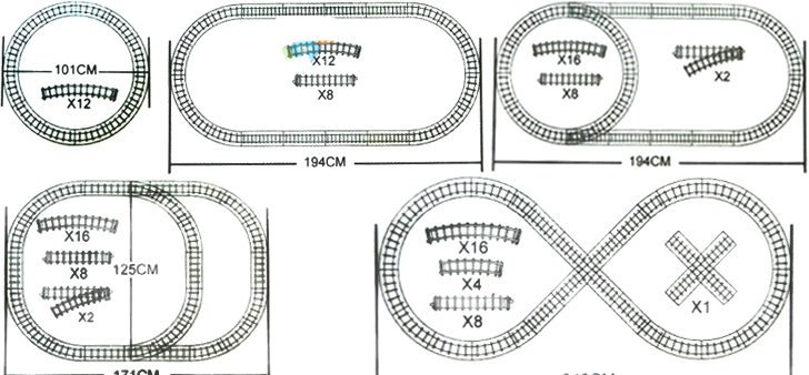 Kolejka FENFA gigant 7 wagonów światło ok 10m !! Kolejka FENFA gigant 7 wagonów światło ok 10m !!
