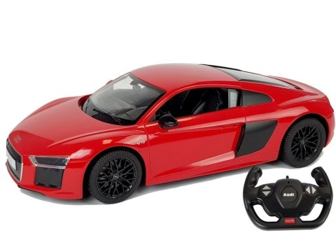 Auto R/C Audi R8 Rastar 1:14 Czerwone na pilota Auto R/C Audi R8 Rastar 1:14 Czerwone na pilota