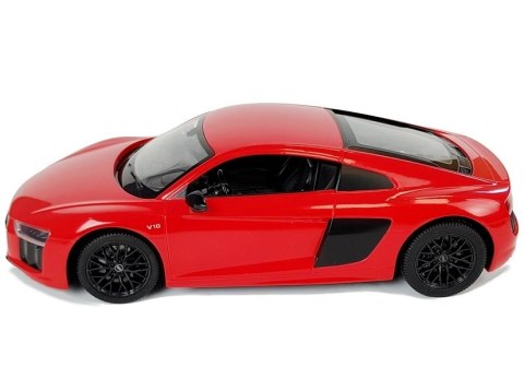 Auto R/C Audi R8 Rastar 1:14 Czerwone na pilota Auto R/C Audi R8 Rastar 1:14 Czerwone na pilota