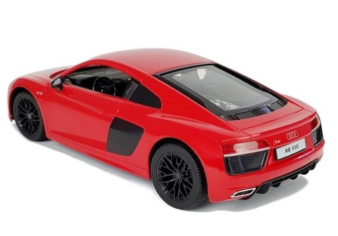Auto R/C Audi R8 Rastar 1:14 Czerwone na pilota Auto R/C Audi R8 Rastar 1:14 Czerwone na pilota