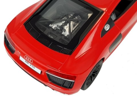Auto R/C Audi R8 Rastar 1:14 Czerwone na pilota Auto R/C Audi R8 Rastar 1:14 Czerwone na pilota