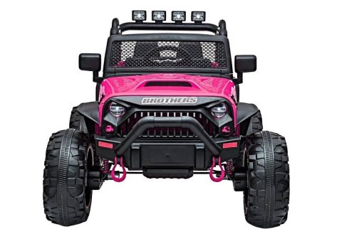 Auto na akumulator Jeep JC666 Różowy Lakierowany Auto na akumulator Jeep JC666 Różowy Lakierowany